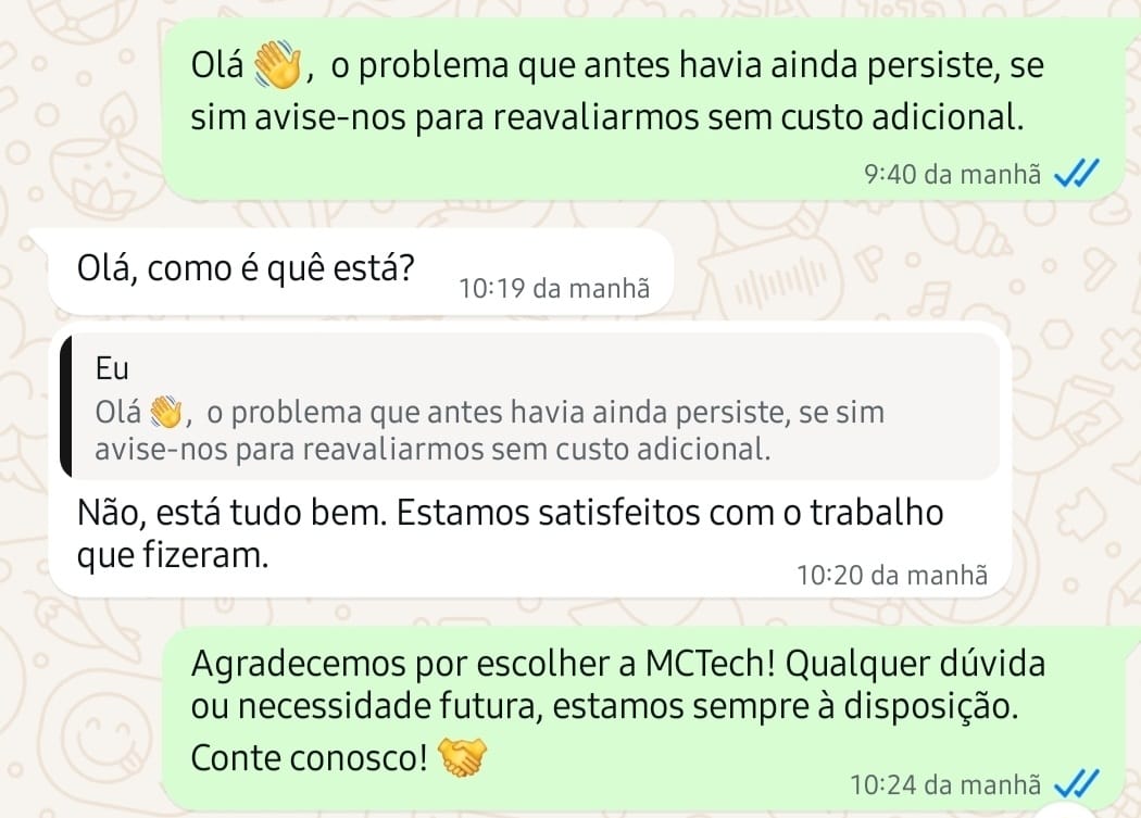 Depoimento real de cliente satisfeito